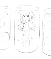 1girl artist:unknown genshin_impact jar paimon pickle // 1200x1389 // 211KB