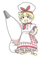 1girl artist:unknown bonnie bonnie's_bakery cosplay pattiseur_peach princess_peach_showtime // 410x490 // 15KB