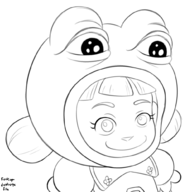 chibi-robo_(series) jenny parody reaction_image sad_frog // 1000x1000 // 224KB