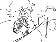 1girl artist:wapcum cow cute driving feral garyc.me mario_kart mario_kart_world monochrome moo_moo racing sketch super_mario udders // 800x600 // 10KB